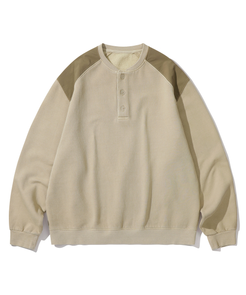 SECONDMONO（セカンドモノローグ）の「コマンドウォッシュドピグメントスウェットシャツ[ベージュ]_SETS041BEIGE（スウェット・レディース・その他・SMALL/MEDIUM/LARGE）」の2枚目の写真