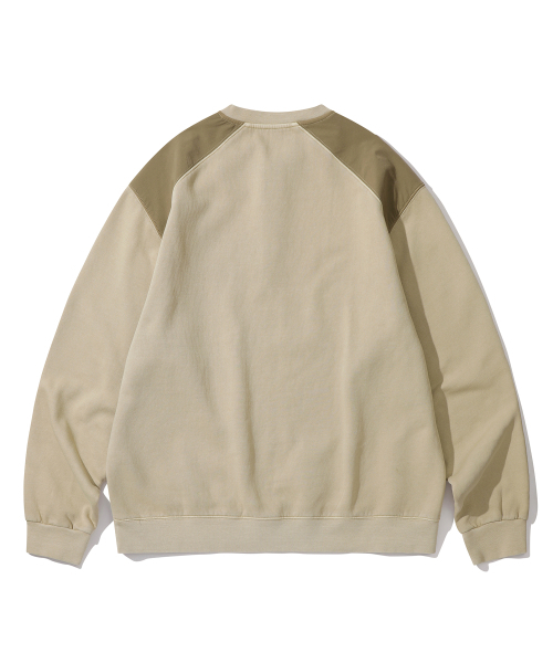 SECONDMONO（セカンドモノローグ）の「コマンドウォッシュドピグメントスウェットシャツ[ベージュ]_SETS041BEIGE（スウェット・レディース・その他・SMALL/MEDIUM/LARGE）」の3枚目の写真
