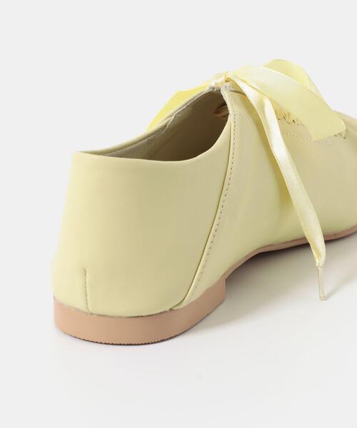 KBF（ケイビーエフ）の「サテンリボンギャザーシューズ（その他シューズ・レディース・イエロー/ブラック・36/38/37）」の11枚目の写真