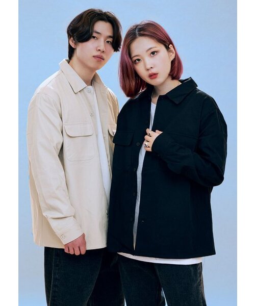 APOSTROPHE COMMA(アポストロフィコンマ)の「Cロゴラベルコットンポケットシャツジャケット(ブラック)(シャツ/ブラウス・メンズ・ブラック・LARGE/MEDIUM)」の3枚目の写真