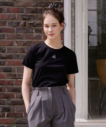 BIBYSEOB（バイバイソプ）の「Basic Tight T-shirt Black [T42]（Tシャツ/カットソー）」