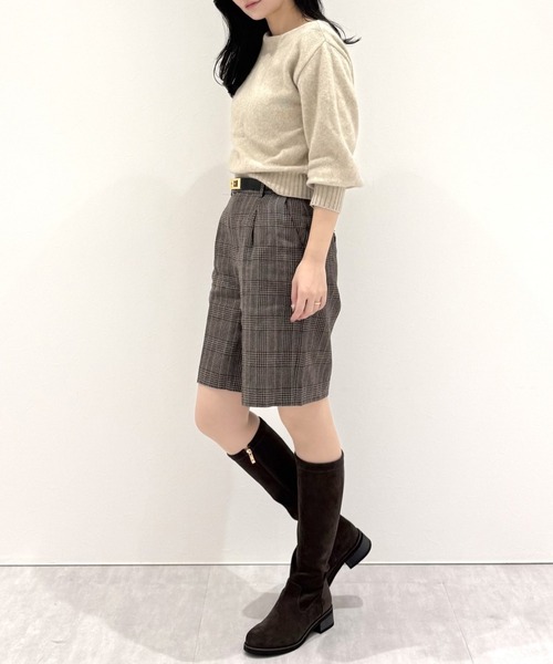 HIMIKO】ラウンドトゥストレッチロングブーツ/651424（ブーツ