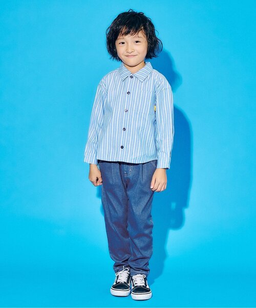 Seraph（セラフ）の「まいにちスクールパンツ_ジュニア対応（その他パンツ・キッズ・ピンク/ベージュ/チェック/その他3/ラベンダー/ブルー/サックスブルー・80/90/100/110/120/130/140）」の8枚目の写真