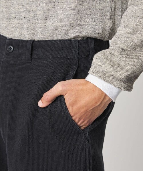 Steven Alan（スティーブンアラン）の「＜Steven Alan＞ ピケ アーミー ノープリーツ トラウザーズⅡ（その他パンツ・メンズ・ブラック・S/M/L/XL）」の6枚目の写真