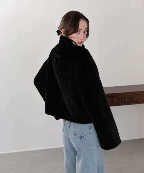 BLUEEAST（ブルーイースト）の「ファージップブルゾン（ブルゾン・レディース・ベージュ/ブラック/ブラウン・MEDIUM）」の20枚目の写真