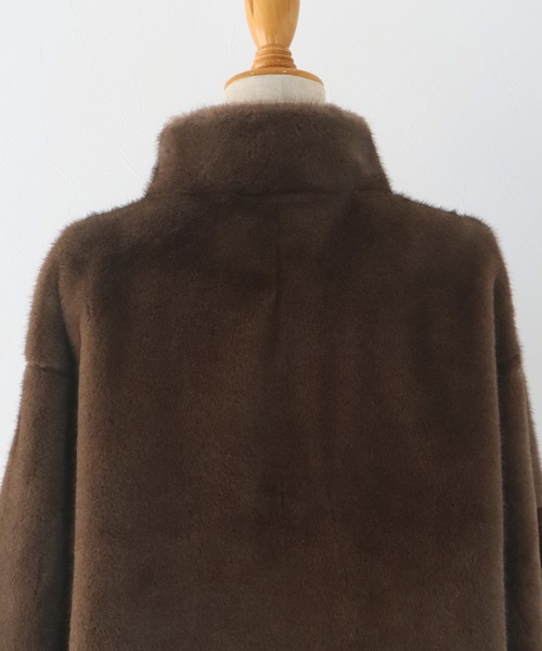 BLUEEAST（ブルーイースト）の「ファージップブルゾン（ブルゾン・レディース・ベージュ/ブラック/ブラウン・MEDIUM）」の9枚目の写真