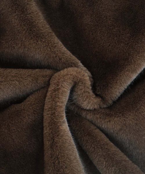 BLUEEAST（ブルーイースト）の「ファージップブルゾン（ブルゾン・レディース・ベージュ/ブラック/ブラウン・MEDIUM）」の4枚目の写真