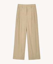 RIDIFI（リディフィ）の「CUFF WOOL FABRIC TROUSERS_BEIGE（スラックス）」