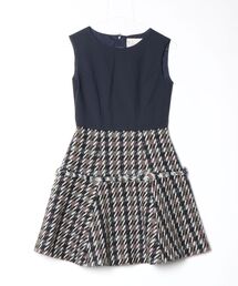 Chesty（チェスティー）の「ストライプ柄ノースリーブワンピース（ワンピース）」