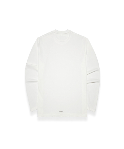 R-4(アールフォー)の「R-0015 / RRRR-WASHED LONG SLEEVE TSHIRTS(WHITE)(Tシャツ/カットソー・メンズ・ホワイト・MEDIUM/LARGE)」の2枚目の写真