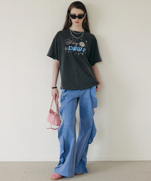 DEWEDEWE(デュイデュイ)の「妖精トップス_グレー(Tシャツ/カットソー・レディース・その他・FREE)」の2枚目の写真