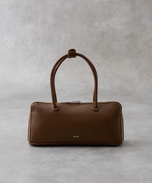 collex（コレックス）の「【WEB限定】【Beau're/ヴュレ】横長ブガッティ型2WAY ショルダーバッグ（トートバッグ・レディース・ブラック/ブラウン・フリー）」の2枚目の写真