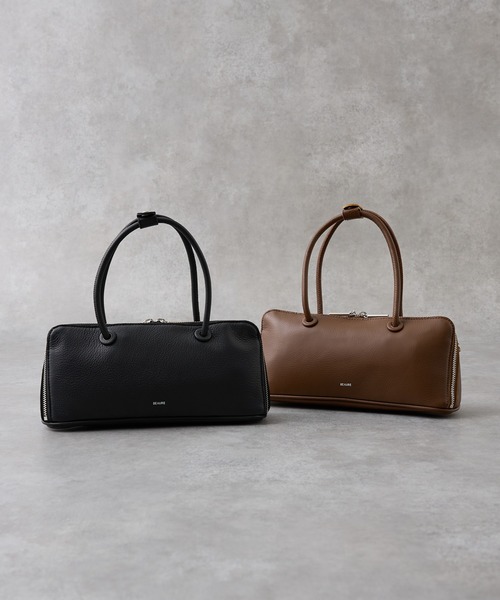 collex（コレックス）の「【WEB限定】【Beau're/ヴュレ】横長ブガッティ型2WAY ショルダーバッグ（トートバッグ・レディース・ブラック/ブラウン・フリー）」の5枚目の写真