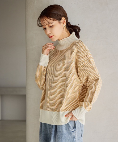 studio CLIP（スタディオクリップ）の「7ゲージカノコロールネック