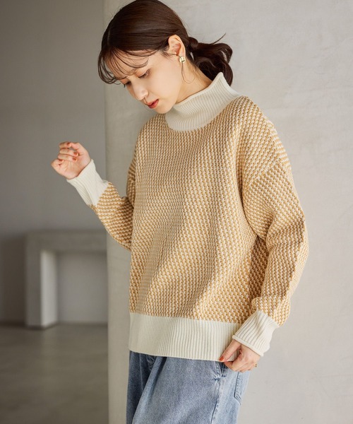 studio CLIP（スタディオクリップ）の「7ゲージカノコロールネック