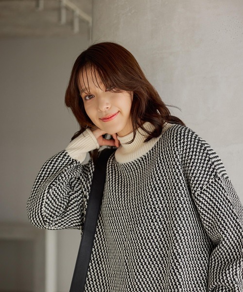 7ゲージカノコロールネックニット（ニット/セーター）｜studio CLIP