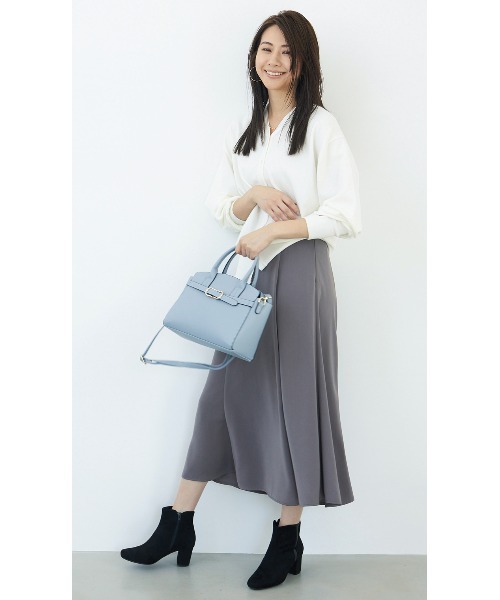AOYAMA(アオヤマ)の「アンサンブルニット(カーディガン+タートルニットセット)《4WAY》(ニット/セーター・レディース・ホワイト・F)」の7枚目の写真