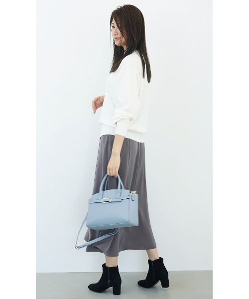 AOYAMA(アオヤマ)の「アンサンブルニット(カーディガン+タートルニットセット)《4WAY》(ニット/セーター・レディース・ホワイト・F)」の8枚目の写真