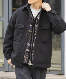 ITEMS URBANRESEARCH（アイテムズ アーバンリサーチ）の「発熱ジャージメルトンCPOキルトジャケット（ダウンジャケット/コート）」