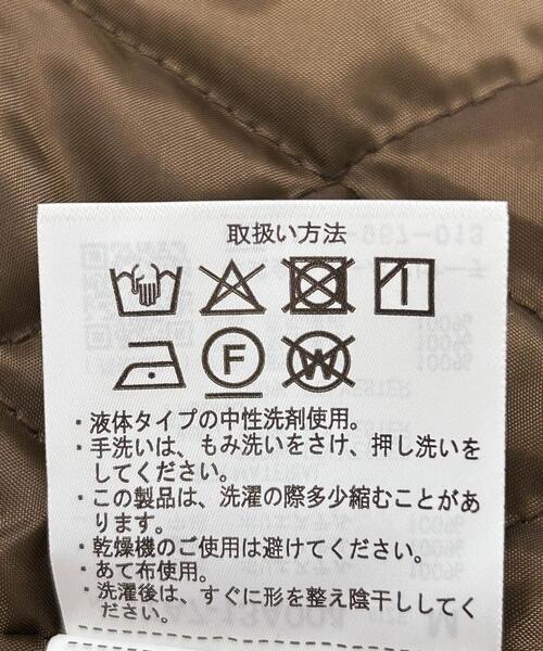 ITEMS URBANRESEARCH（アイテムズ アーバンリサーチ）の「発熱ジャージメルトンCPOキルトジャケット（ダウンジャケット/コート・メンズ・ブラック/モカ・LARGE/MEDIUM）」の14枚目の写真