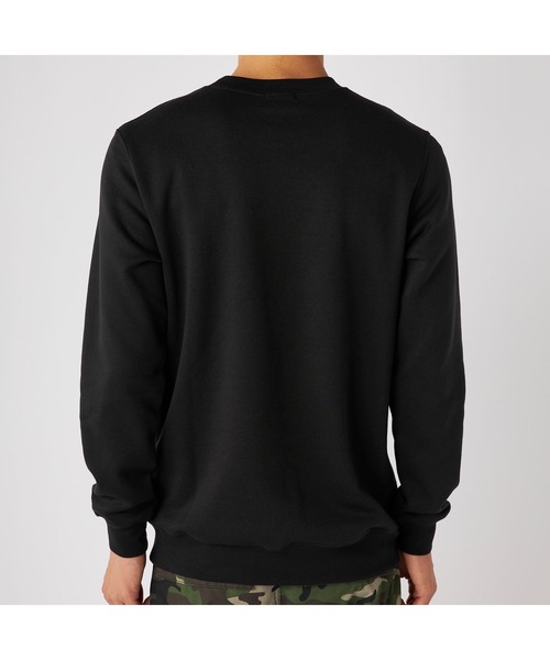 FILA(フィラ)の「FILA フィラ 裏パイル 裏起毛 スウェット トレーナー(スウェット・メンズ・ブラック/杢グレー/ネイビー・L/LL/M)」の21枚目の写真