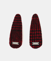 LE TALON（ルタロン）の「heyep/ ヘイップ Plaid Hair Clips（ヘアピン）」
