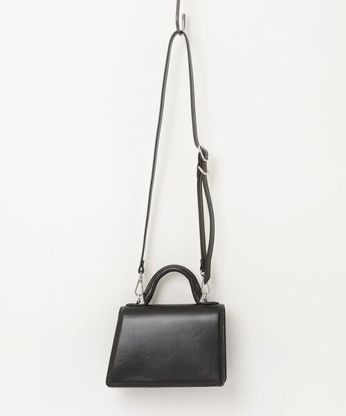 PRANK PROJECT（プランクプロジェクト）の「ロゴプレートラインストーンミニサッチェルバッグ/Logo Plate Line Stone Mini Satchel Bag（ショルダーバッグ・レディース・ブラック・FREE）」の2枚目の写真