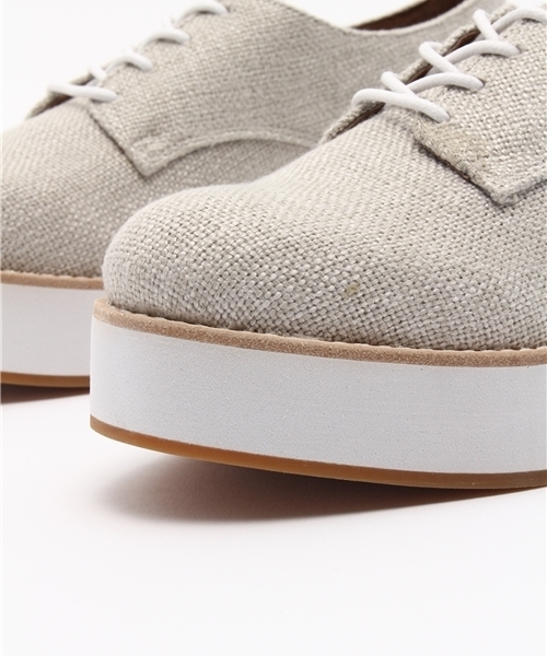 Jeffrey Campbell（ジェフリーキャンベル）の「キャンパス生地レースアップローファー（ローファー・レディース・ネイビー/ライトグレー・36/37/38/35/39）」の6枚目の写真