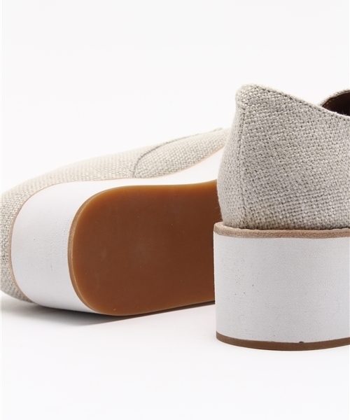 Jeffrey Campbell（ジェフリーキャンベル）の「キャンパス生地レースアップローファー（ローファー・レディース・ネイビー/ライトグレー・36/37/38/35/39）」の9枚目の写真