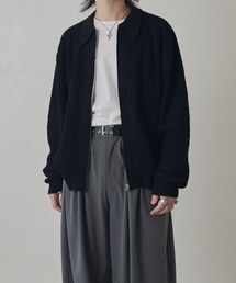 Lui's | リリーヤーンジップニットブルゾン(ニット/セーター)