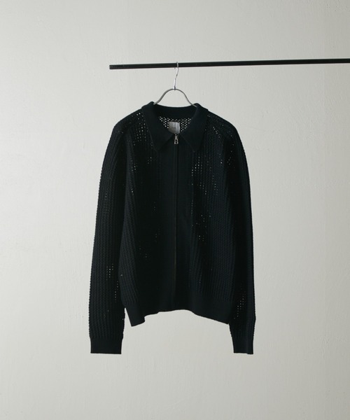 Lui's（ルイス）の「リリーヤーンジップニットブルゾン（ニット/セーター・メンズ・グリーン/ブラック・FREE）」の22枚目の写真