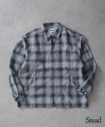 JOURNAL STANDARD J.S HOMESTEAD | Stead / リネン オンブレ ジップ シャツ(シャツ/ブラウス)