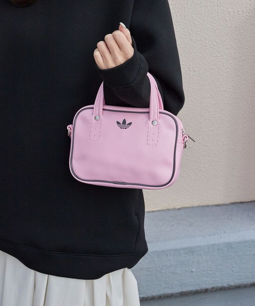 adidas(アディダス)の「adidas/アディダス HERI ADICOLOR XS BAG 2WAY ショルダーバッグ 2026年 夏 夏服(ショルダーバッグ・レディース・ピンク/インディゴブルー/ブラック/ベージュ・FREE)」の4枚目の写真