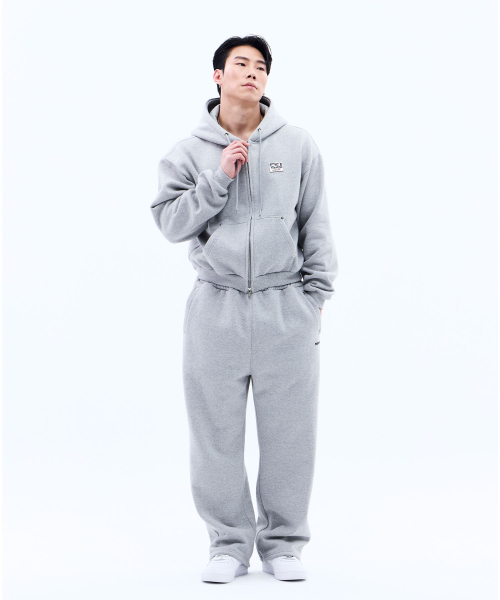 MIHAK(ミハク)の「メタルプレート起毛スウェットパンツ(グレー)(スウェットパンツ・メンズ・その他・1/2/3)」の5枚目の写真
