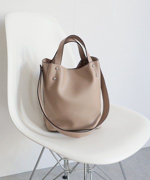 T・S・L(ティーエスエル)の「2wayトートバッグ(トートバッグ・レディース・レッド/ライトグリーン/ブラック/グレイッシュベージュ・FREE)」の3枚目の写真