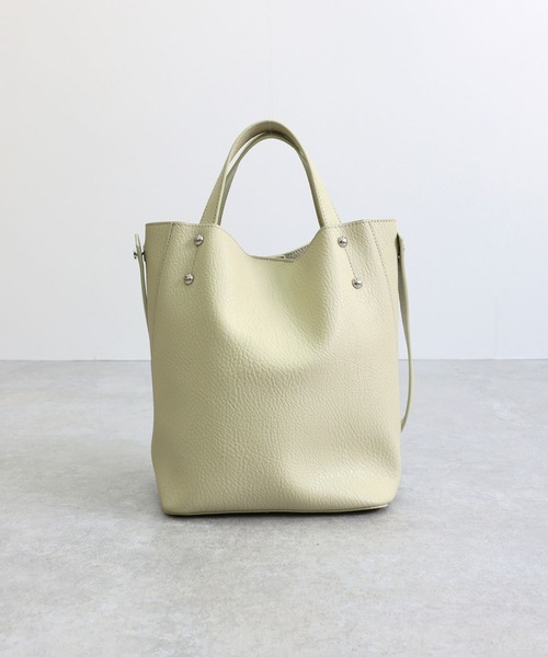 T・S・L(ティーエスエル)の「2wayトートバッグ(トートバッグ・レディース・レッド/ライトグリーン/ブラック/グレイッシュベージュ・FREE)」の7枚目の写真