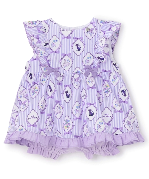 セール】総柄チュニック＋カバーパンツ（ロンパース）｜ANNA SUI mini