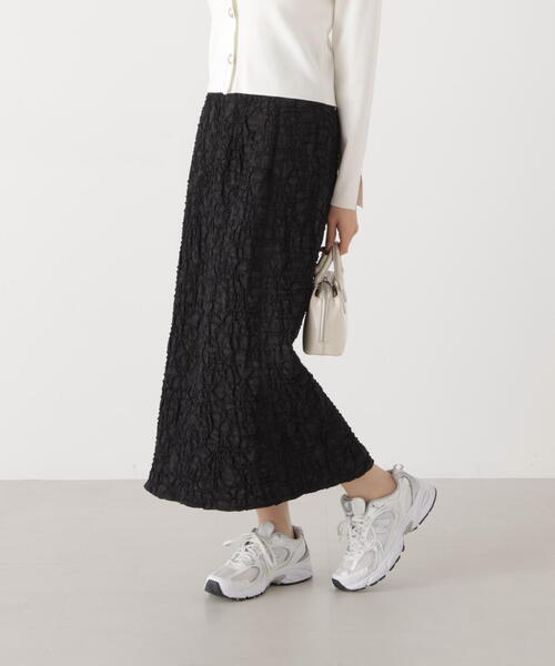a/mie（アミー）の「＜ａ＞ジャガードナロースカート / 1216129201（スカート・レディース・ホワイト/ブラック・MEDIUM/P/S）」の17枚目の写真