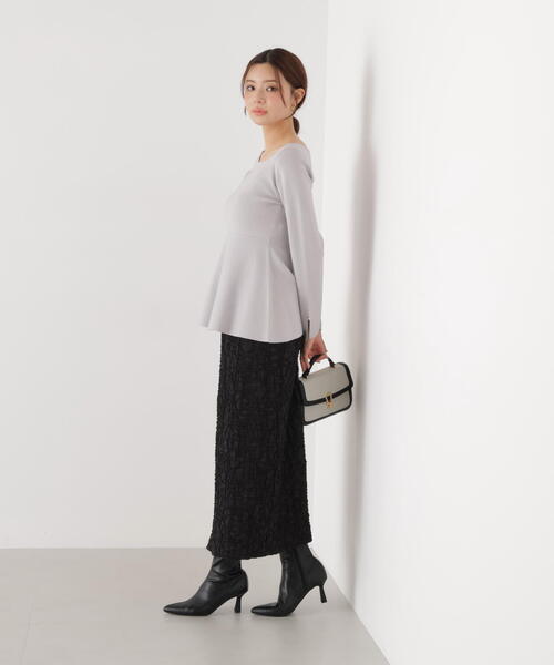 a/mie（アミー）の「＜ａ＞ジャガードナロースカート / 1216129201（スカート・レディース・ホワイト/ブラック・MEDIUM/P/S）」の20枚目の写真