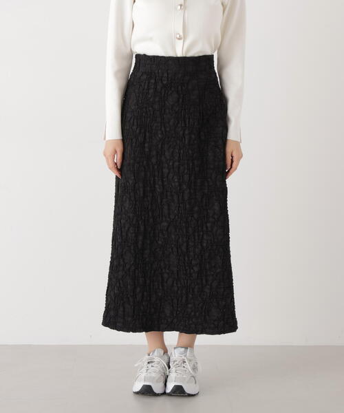 a/mie（アミー）の「＜ａ＞ジャガードナロースカート / 1216129201（スカート・レディース・ホワイト/ブラック・MEDIUM/P/S）」の22枚目の写真