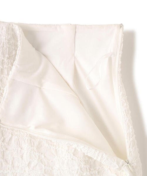 a/mie（アミー）の「＜ａ＞ジャガードナロースカート / 1216129201（スカート・レディース・ホワイト/ブラック・MEDIUM/P/S）」の10枚目の写真