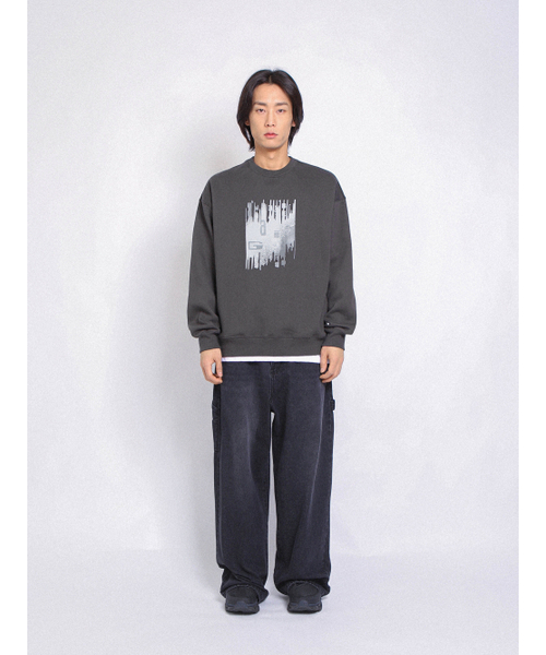 GAINSBORO(ゲインズボロ)の「デジタルロゴスウェット_チャコール(スウェット・レディース・チャコール・S/M/L/XL)」の3枚目の写真