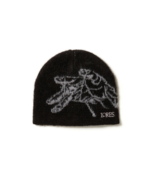 LORES（ロアス）の「Puppet Mohair Beanie - Black（ニットキャップ/ビーニー）」