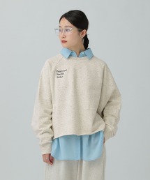 LEPSIM | ネップ裏毛ショートプルオーバー　639332(スウェット)