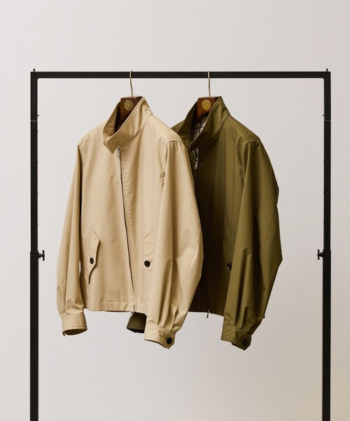 J.PRESS(ジェイプレス)の「コットンポリエステルポプリン ゴルフジャケット(ブルゾン・メンズ・ベージュ系/カーキ系・SMALL/MEDIUM/LARGE/X-LARGE)」の3枚目の写真