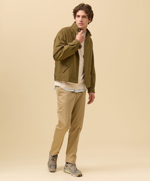 J.PRESS(ジェイプレス)の「コットンポリエステルポプリン ゴルフジャケット(ブルゾン・メンズ・ベージュ系/カーキ系・SMALL/MEDIUM/LARGE/X-LARGE)」の8枚目の写真