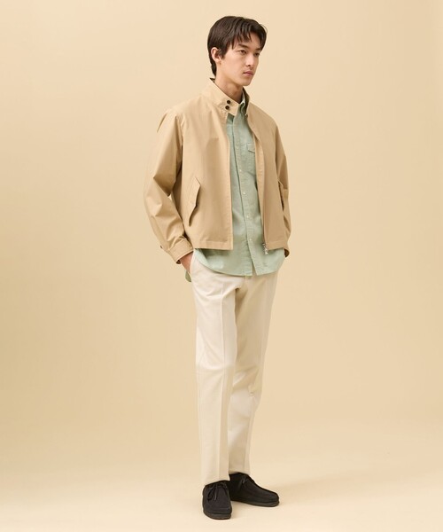 J.PRESS(ジェイプレス)の「コットンポリエステルポプリン ゴルフジャケット(ブルゾン・メンズ・ベージュ系/カーキ系・SMALL/MEDIUM/LARGE/X-LARGE)」の12枚目の写真