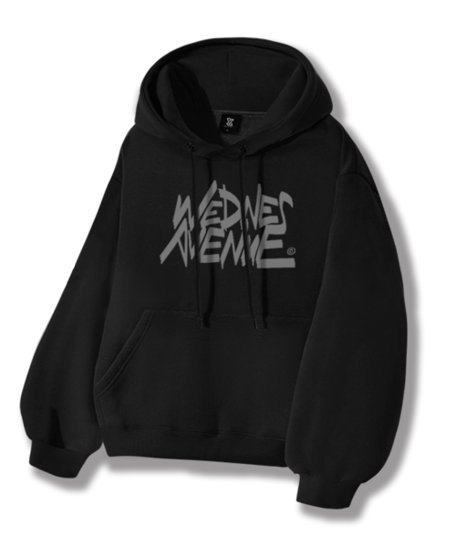 LIKE THE MOST(ライクザモースト)の「グラフィックオーバーサイズフード_ブラック(パーカー・レディース・その他・M/L/XL/S)」の1枚目の写真