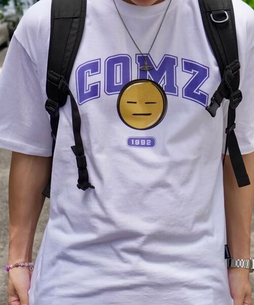 COMMONZ(コモンズ)の「1992 スマイル 半袖Tシャツ_ホワイト(Tシャツ/カットソー・レディース・その他・1/2)」の3枚目の写真