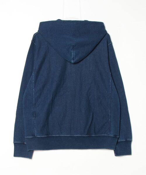 Champion（チャンピオン）の「【Champion/チャンピオン】メンズ リバースウィーブ(R) ジップフーデットスウェットシャツ（パーカー・メンズ・インディゴブルー/ブラック系その他・X-LARGE/LARGE/MEDIUM）」の3枚目の写真